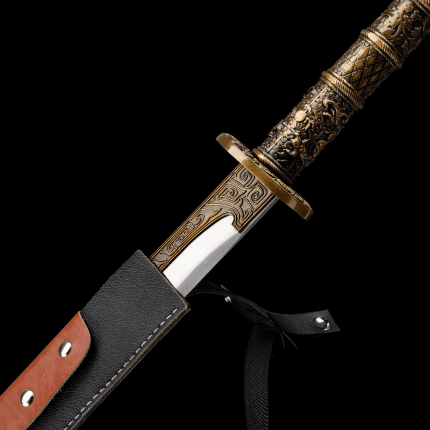 Golden Dragon Chinese Knife